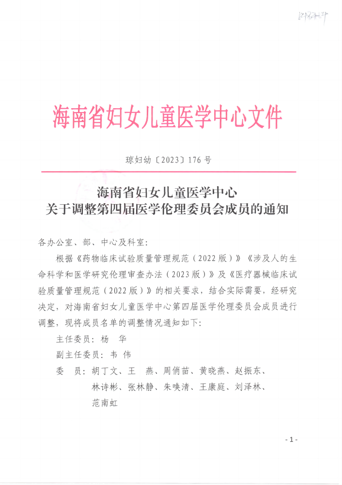 3_瓊婦幼〔2023〕176號：關于調整第四屆醫(yī)學倫理委員會成員的通知(1)_00(1).png